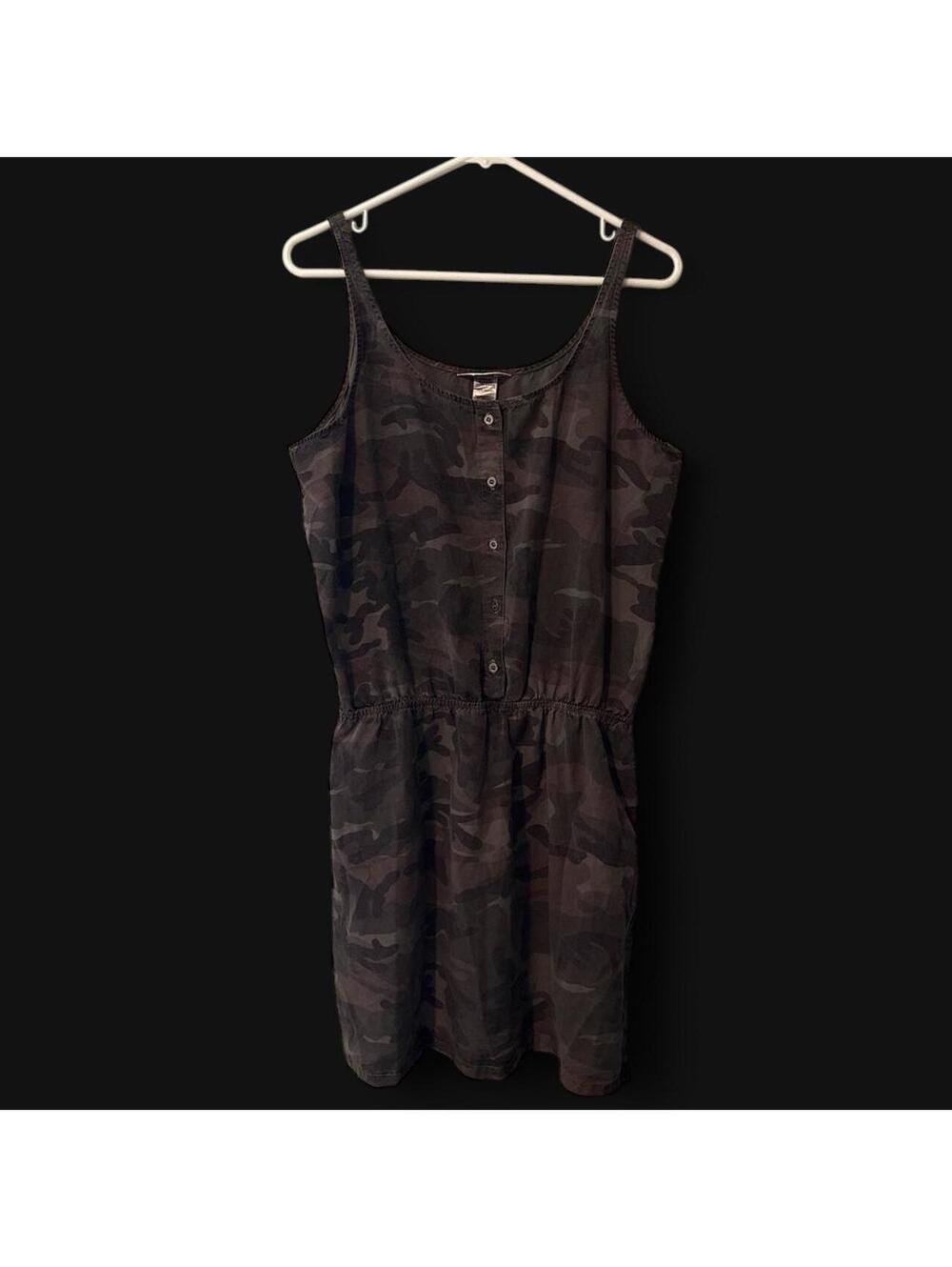 Hard tail  camouflage mini dress size L nwot